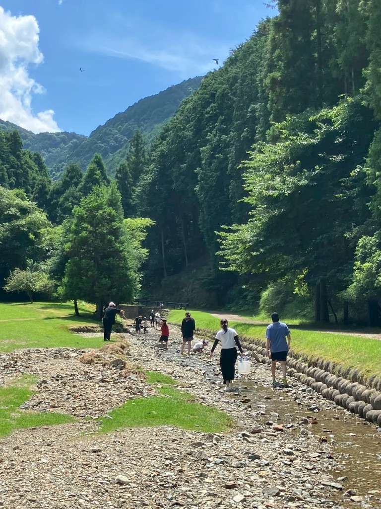 川遊びの様子
